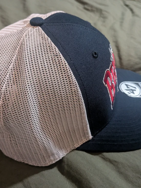 '47 Brand MLB Atlanta Braves Keystone Snapback Trucker Mesh Mens Hat Cap NEW - Picture 3 of 8